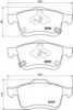BREMBO P 23 155 Brake Pad Set, disc brake
